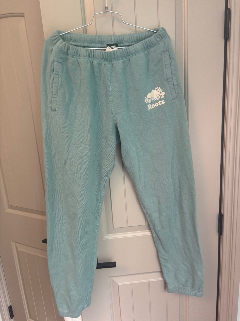 💙 Roots Original Sweatpants – Light Aqua – Size Large